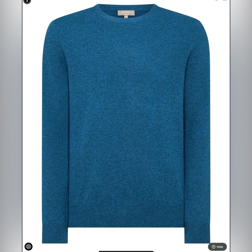 N. Peal London Cashmere Oxford Sweater James Bond 007 NWT